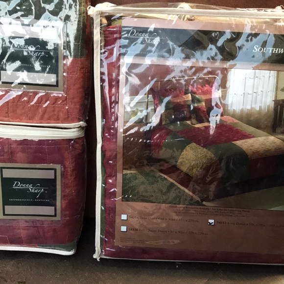 Donna Sharp Southwest Square King Duvet with Shams Set - Picture 5 of 6